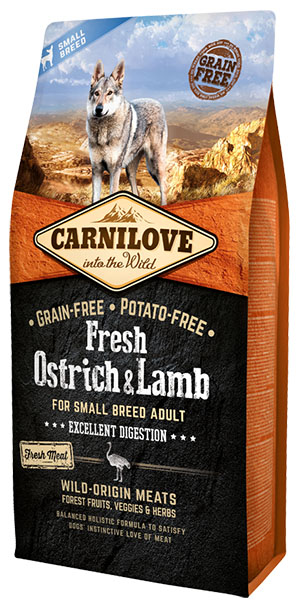 Miscota Carnilove Fresh Ostr & Lamb Dige Small