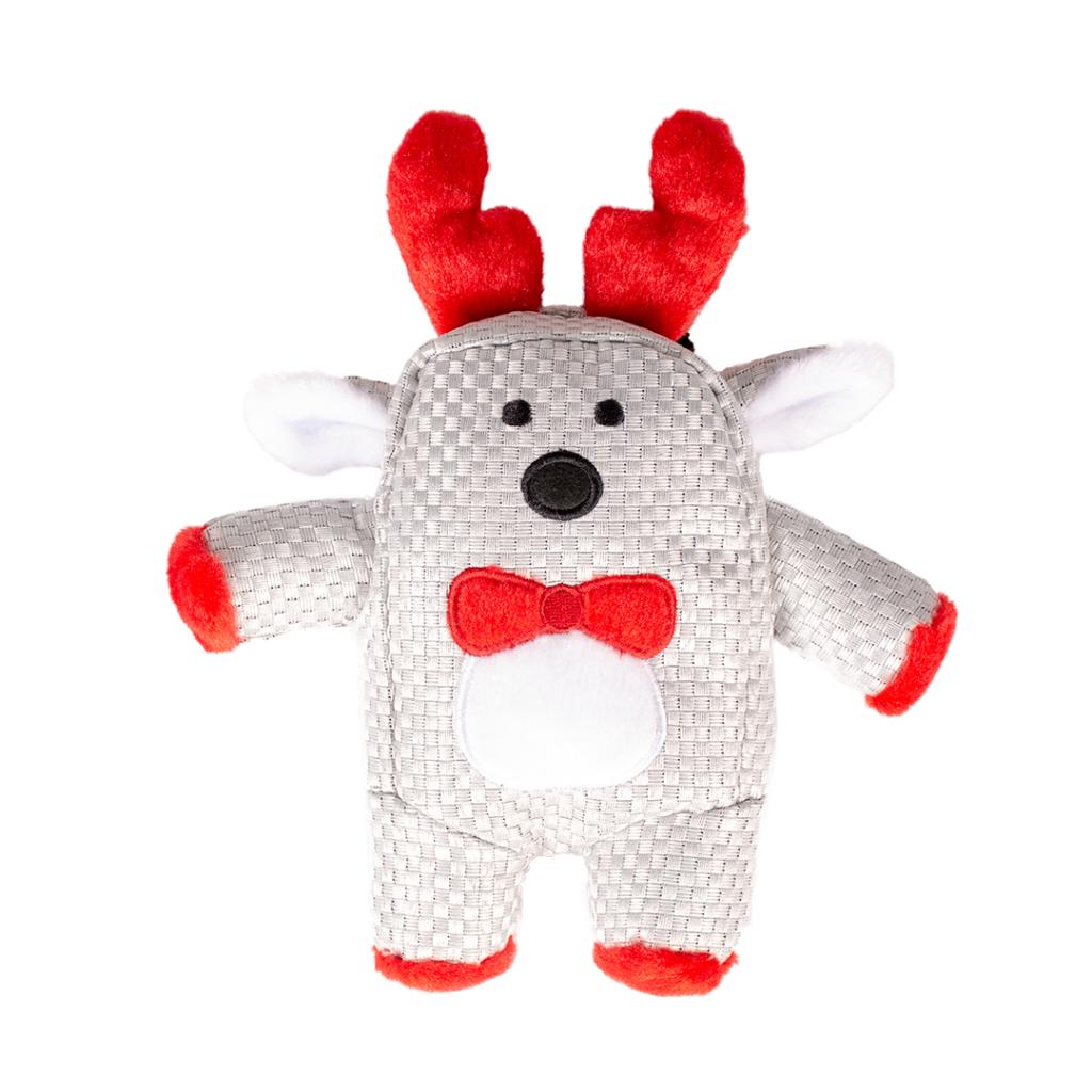 Miscota Duvo Plus Peluche Navideño de Reno Plush Square para Perro