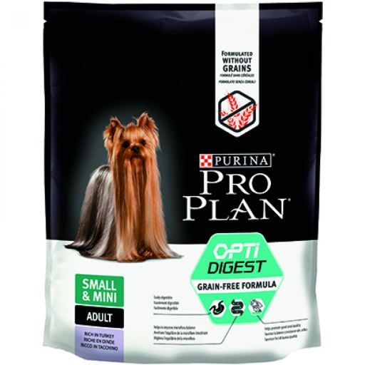 Pro Plan Optidigest Grain Free con Pavo Adulto Peque&ntilde;os y Mini