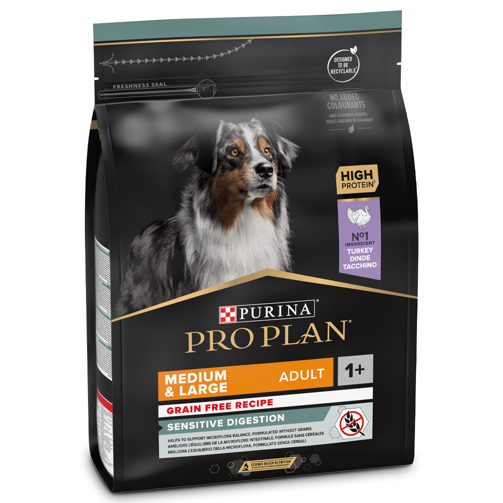 Miscota Purina Pro Plan Optidigest Grain Free Adulti Tacchino Medium/Large