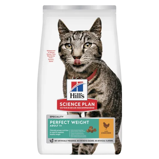 Hill's Pienso Science Plan Adult Perfect Weight para el Control de peso en Gatos