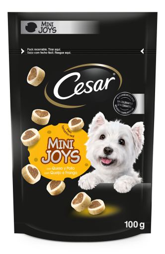 Cesar Premios para Perros Cesar Mini Joys de Queso y Pollo