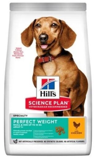 Pienso Science Plan Perfect Weight Mini para el Control de Peso en Perros de Razas Pequeñas
