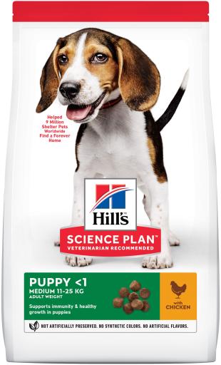 Science Plan Puppy Medium mit Huhn