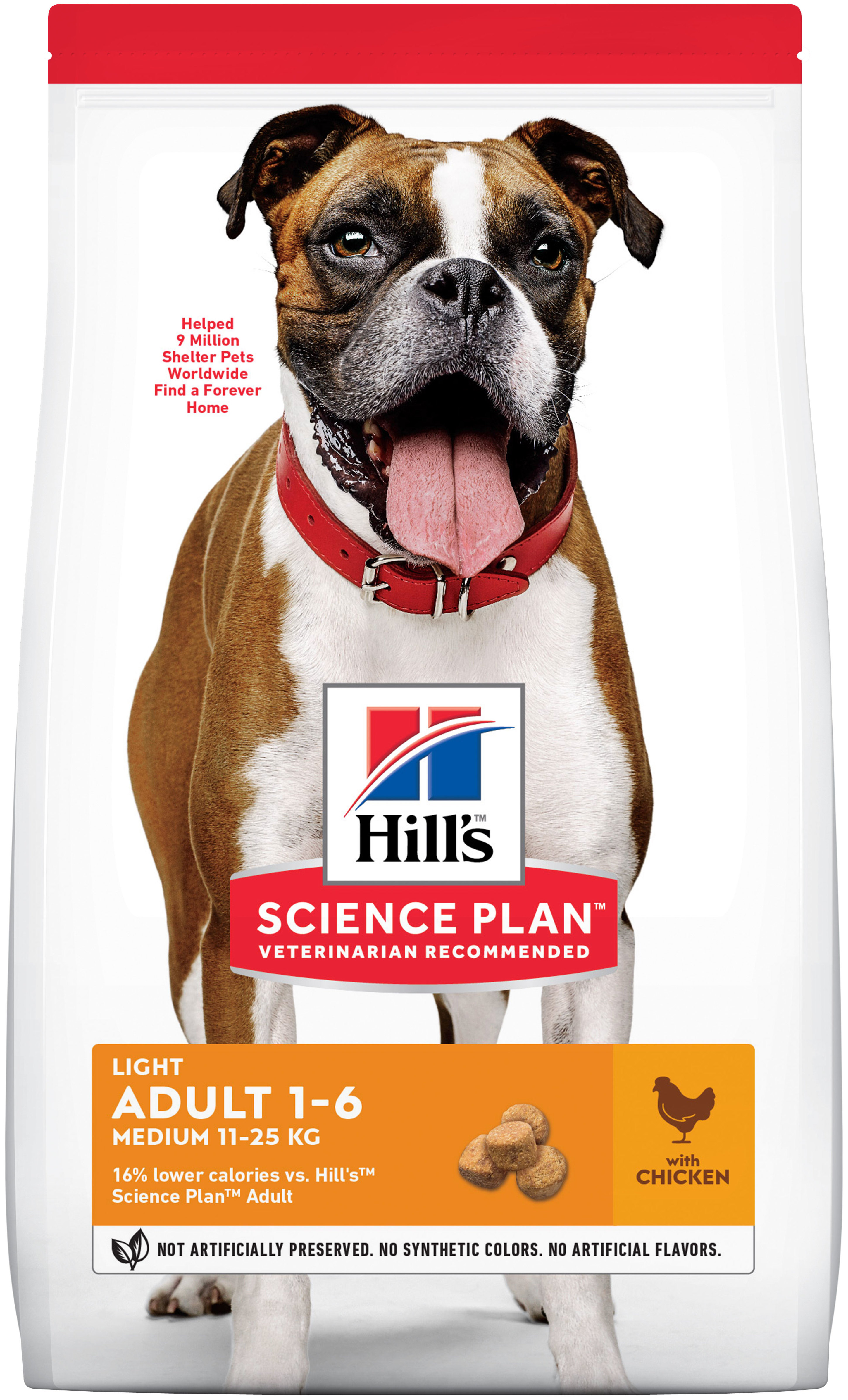 Miscota Hill's Science Plan Adult Light Medium con Pollo