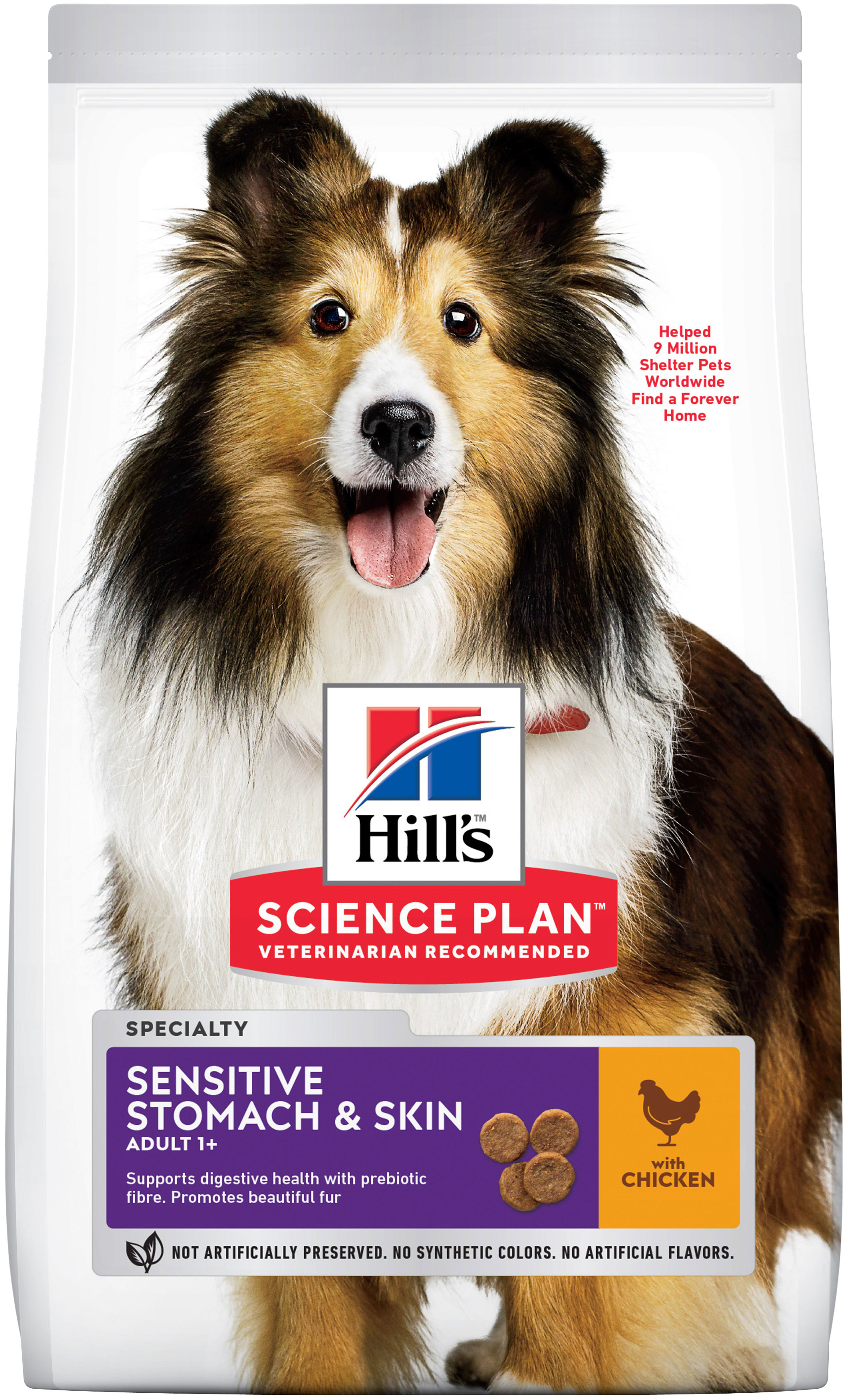 Miscota Hill's Science Plan Sensitive Stomach & Skin Medium con Pollo