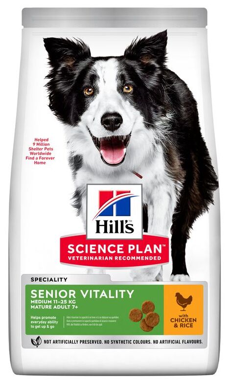 Miscota Hill's Science Plan +7 Senior Medium Vitality Pollo