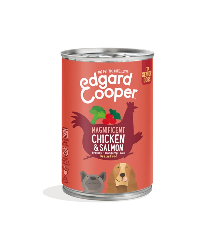 Miscota Edgard & Cooper Senior Lattina Senza Cereali Con Pollo E Salmone