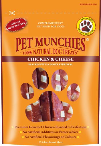 Pet Munchies Lani&egrave;res de Poulet et Fromage