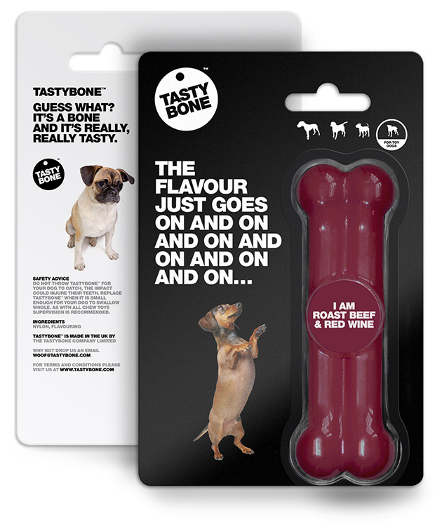 Miscota Tastybone Puppy Bone Vitello Arrostito E Vino Rosso