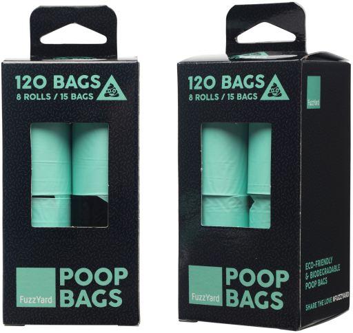 Biodegradable Hygiene Bags 8 Rolls Per Box