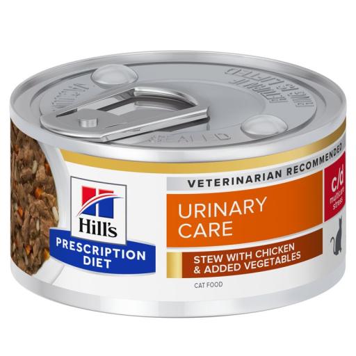 Prescription Diet Feline C/D Urinary Stress Kip & Groenten