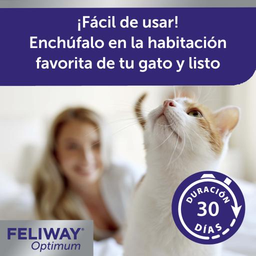 Feliway Optimum Refill, The Best Solution to Ease cat Anxiety, cat Conflict  and Stress in The Home