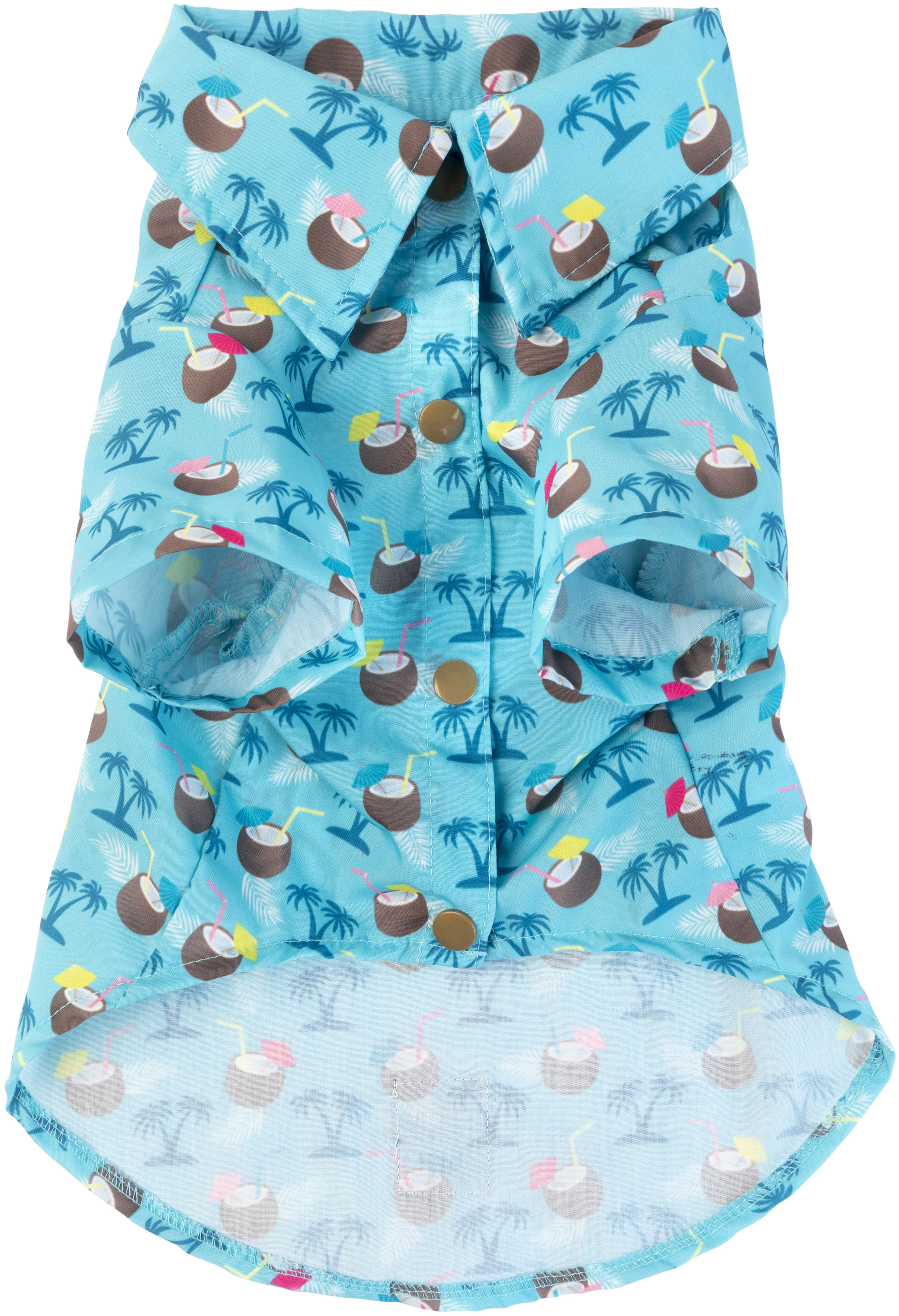 Miscota FuzzYard Camicia Hawaiana Blu Oasis per Cani