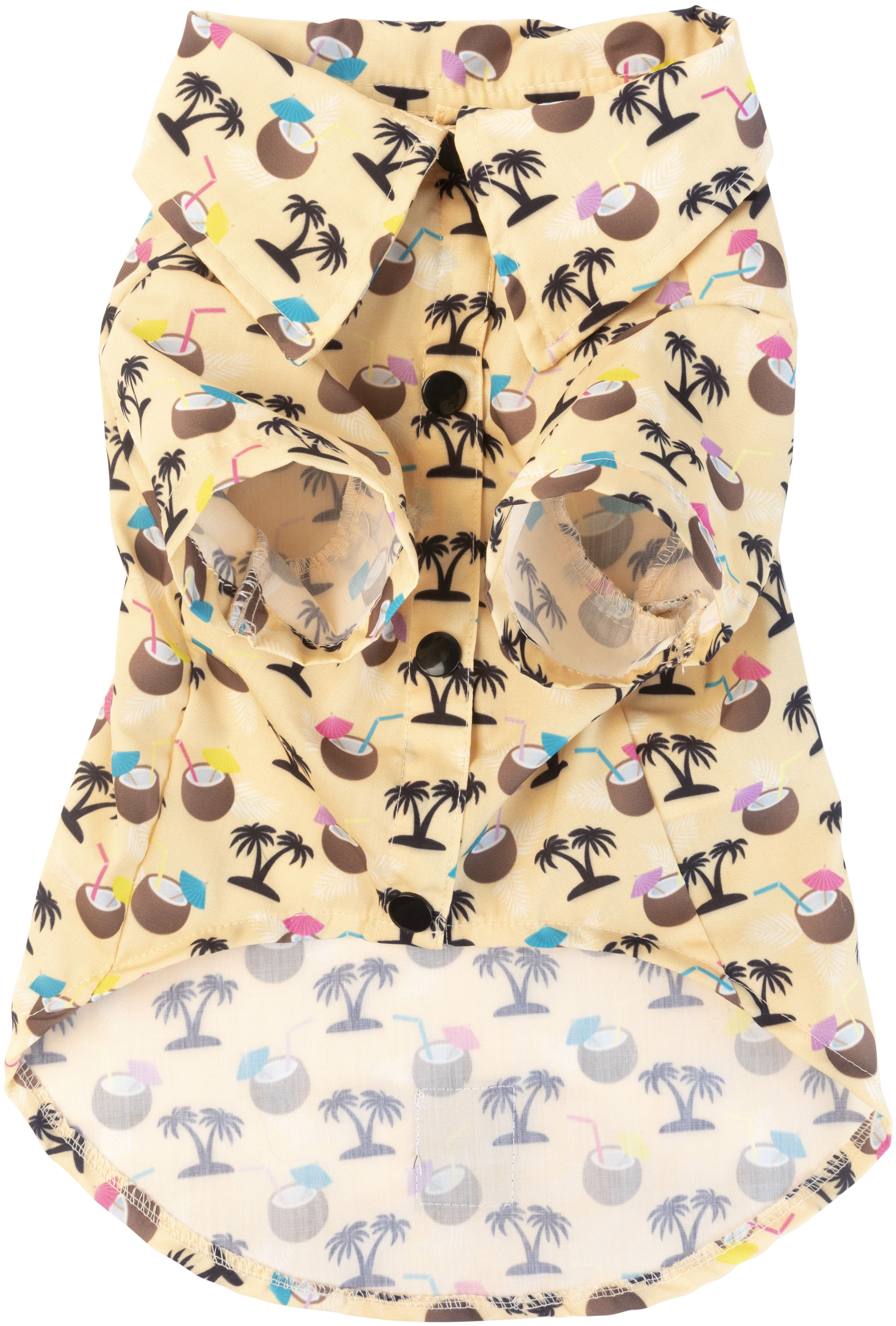 Miscota FuzzYard Camicia Hawaiana Sandy Coconut per Cani