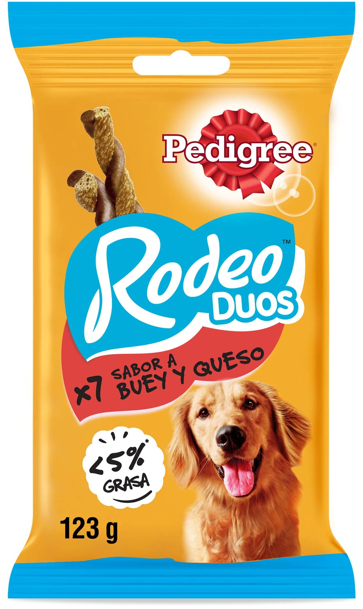 Miscota Pedigree Rodeo Duos Snack per Cani Gusto Formaggio e Manzo