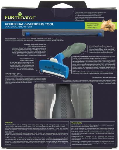 FURminator DeShedding Tool For Large Dogs (51-90 Lbs) - Short Hair, Made In USA