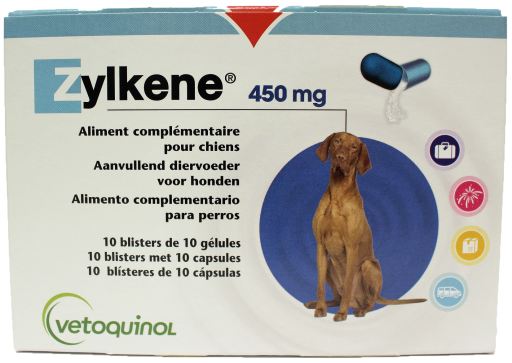 Corbeille pour chat Vetoquinol Zylkene chew 450 mg (20-40 kg)