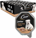 Cesar Junior Cibo Per Cuccioli - Vaschette 150g Tacchino E Vitello, 14 Pezzi, 88kcal/100g - Foto 7