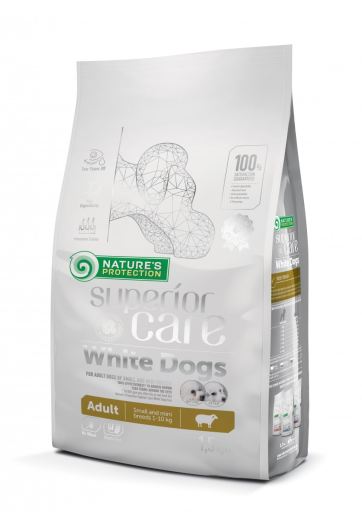 Superior Care White Dogs Adult Small and Mini Lamm