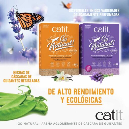 Catit Lettiera per Gatti - Go Natural alla Lavanda, 7,50 kg - Zoolini  Svizzera