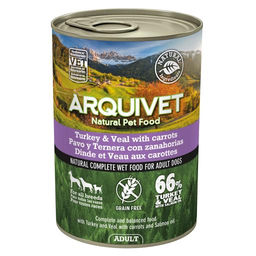 Wet Dog Food Adult Turkey and Beef