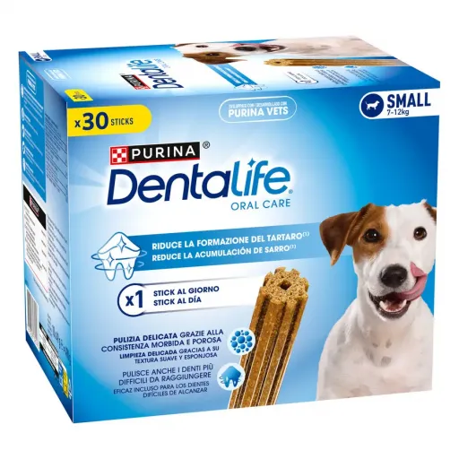 Dentalife Snack para Cuidados Orais em Cães Pequenos de 7 a 12 Kg Dentalife Snack para Cuidados Orais em Cães Pequenos de 7 a 12 Kg