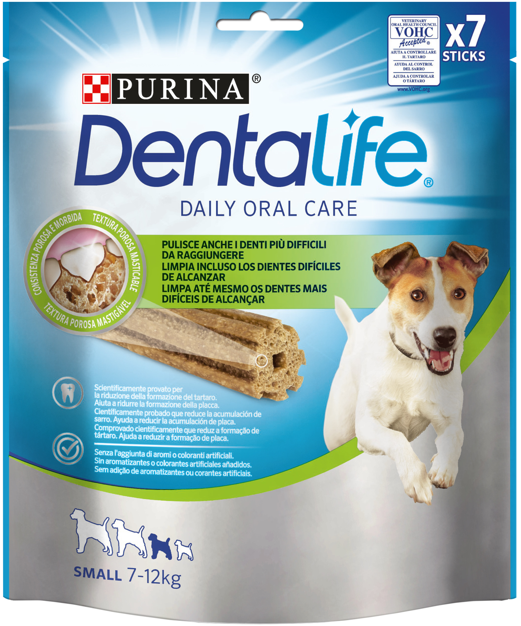 Miscota Dentalife Snack per la Cura del Cavo Orale nei Piccoli Cani da 7 a 12 kg