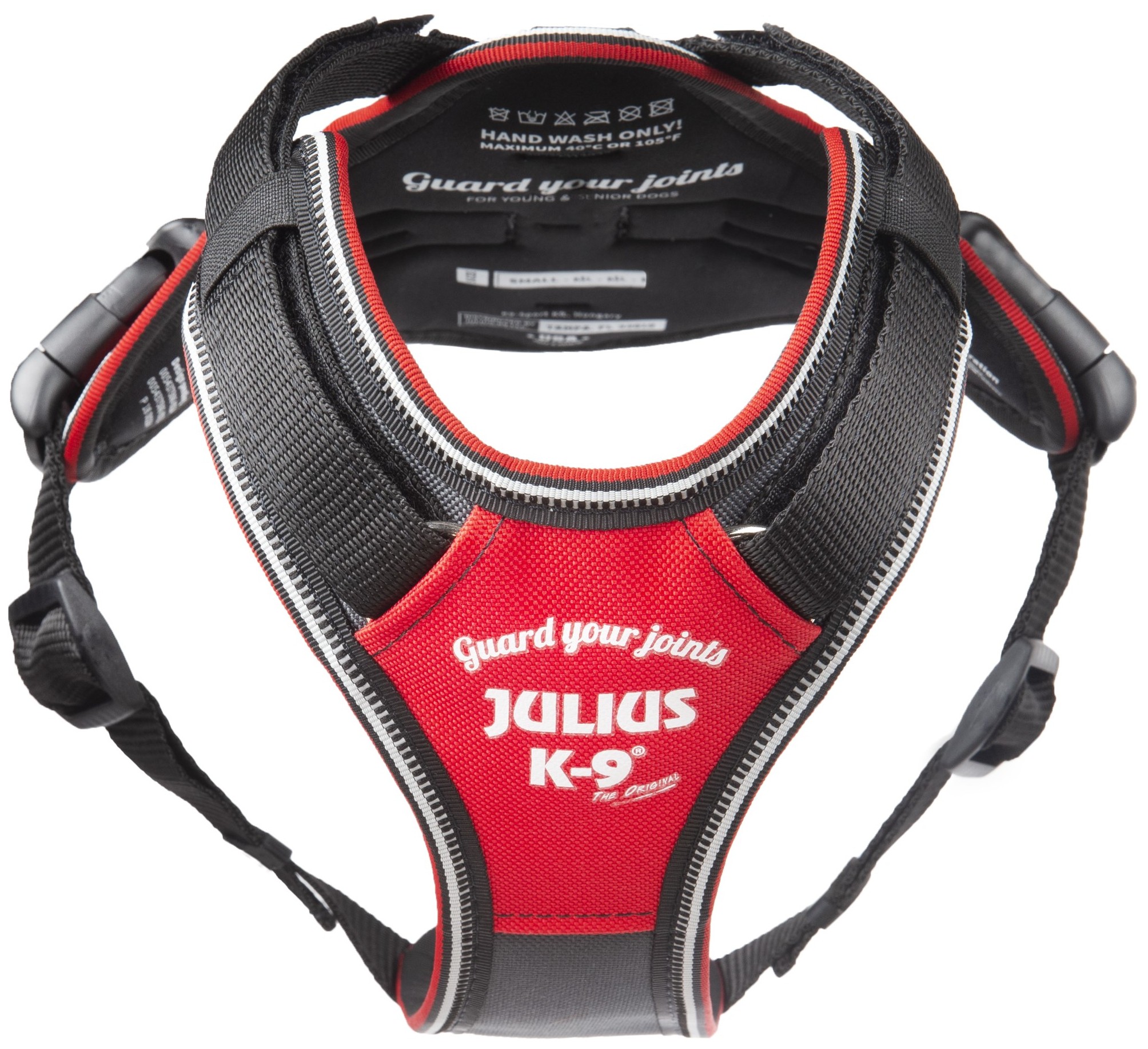 Julius K9 Idc Longwalk Harness Red