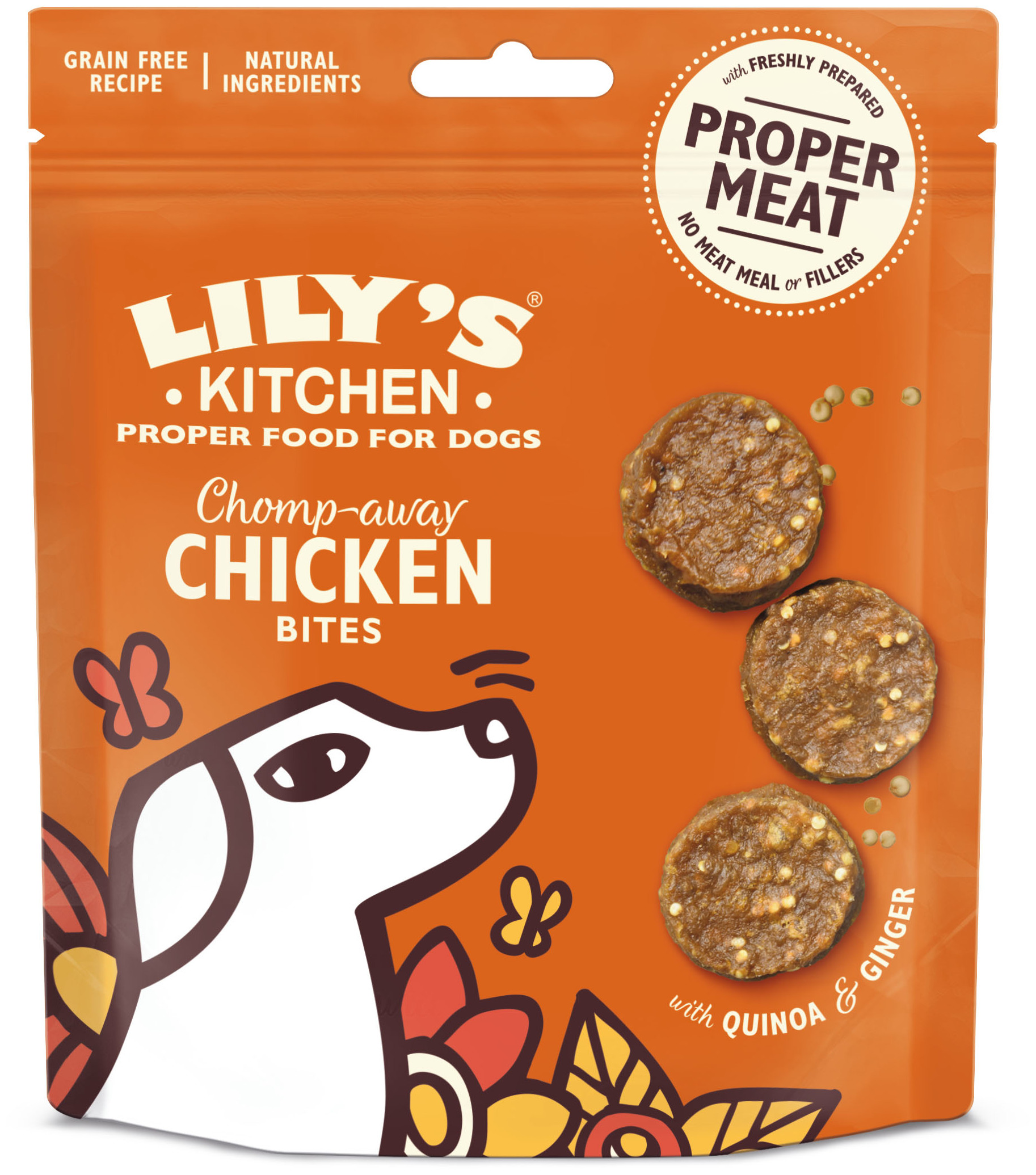 Miscota Lily's Kitchen Bocconcini di pollo Chomp-away per cani