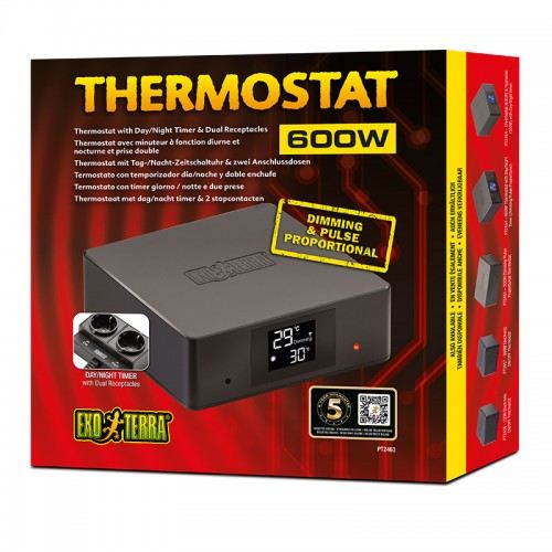 Dual Day/Night Thermostat and Day/Night Thermostat 600W