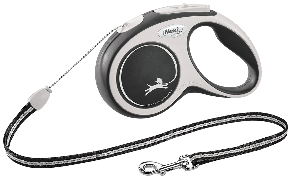 Miscota Flexi Nuovo Comfort Leash Lanyard nero/bianco