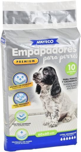Nayeco Empapadores Premium con Feromonas 10UDS 90x60 cm