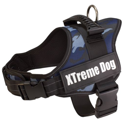 Arnés Xtreme Dog Camuflaje Azul