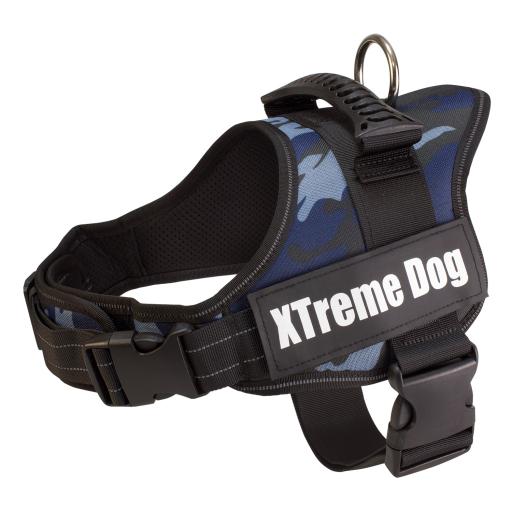 Arnés Xtreme Dog Camuflaje Azul