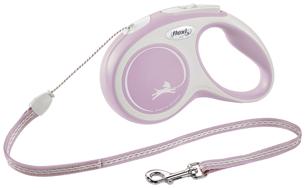 Miscota Flexi Nuovo Comfort Leash Lanyard rosa/bianco