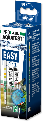 Proaqua Test Easy 7 en 1 Tiras para el Test Rápido del Agua del Acuario