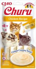 Snack INABA Churu Tidbits Para Gatos | Receta Pollo Dashi, 36g (3 Packs X 12g) | Natural, Sin Cereales Ni Conservantes