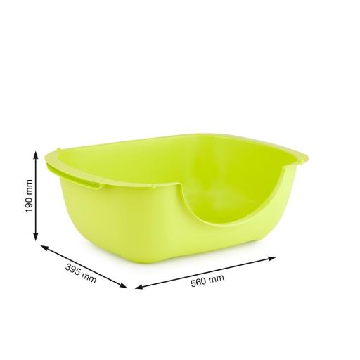 Rotho Bella Lime Cat Litter Tray Miscota Ireland