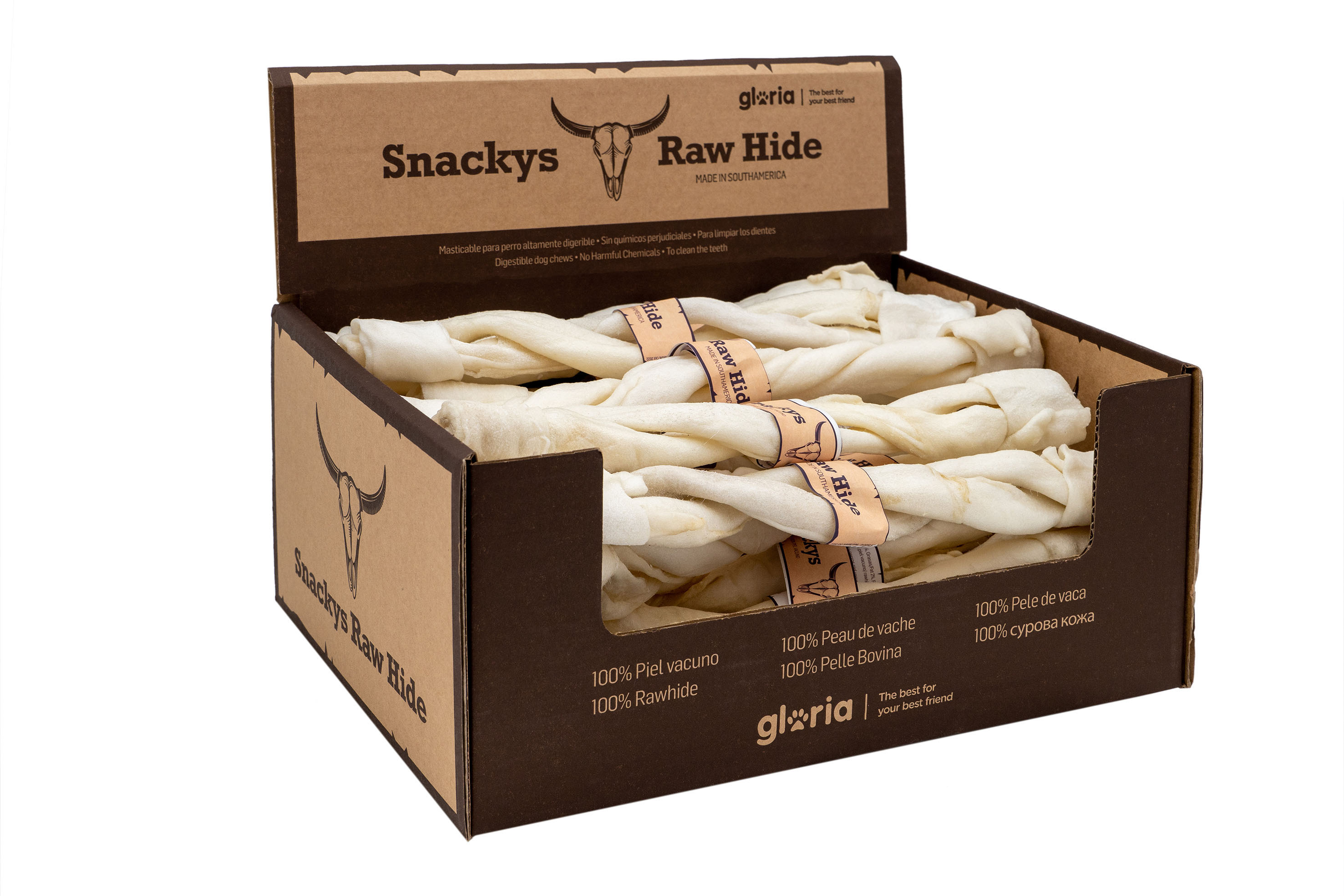 Miscota Gloria Pets Rawhide Chews Snackys Doppia Stick