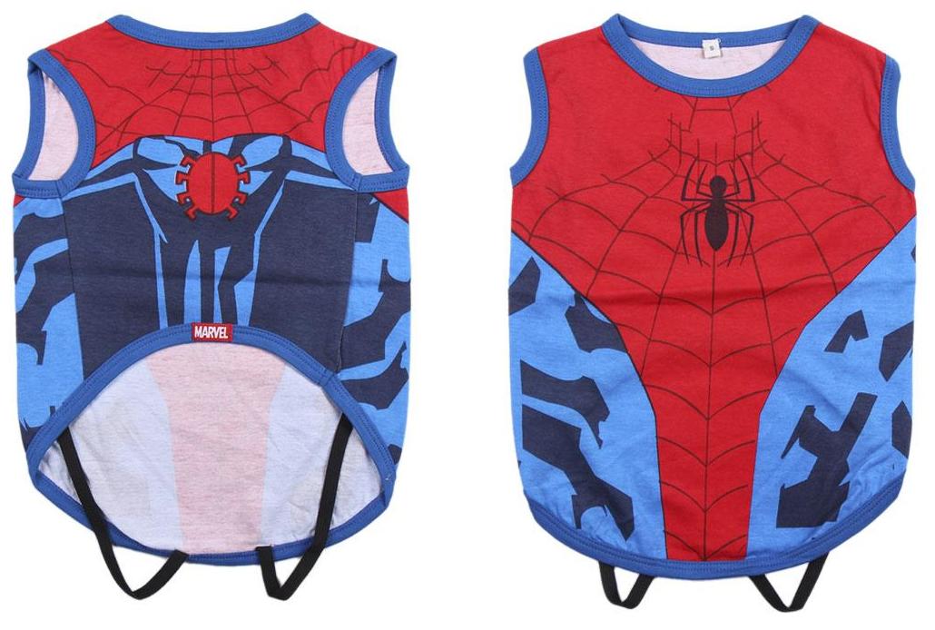 Miscota For Fan Pets camicia Spiderman per i cani