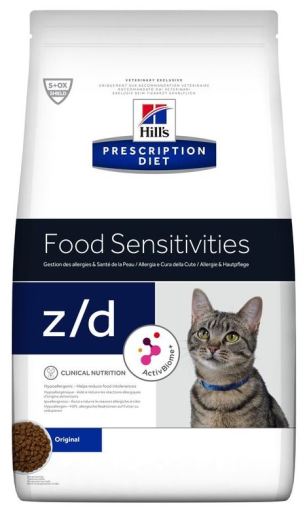 Pienso Prescription Diet z/d Food Senstitives para Sensibilidades Alimentarias en Gatos
