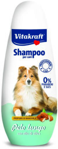 Shampoo mit Olivenöl für langhaarige Hunde
