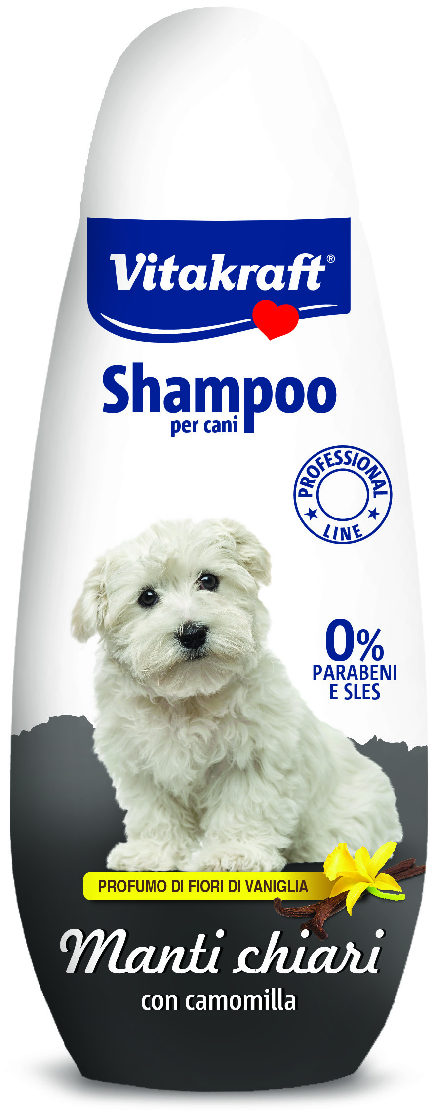 Miscota Vitakraft Shampoo alla Camomilla per Cani a Pelo Bianco