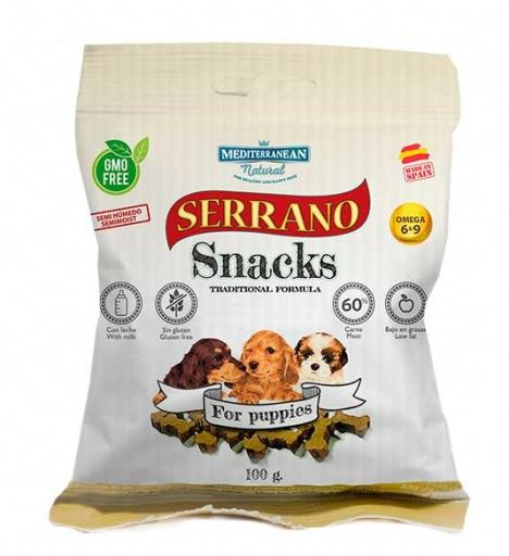 Serrano Snacks de Jamón y Pollo para Cachorros