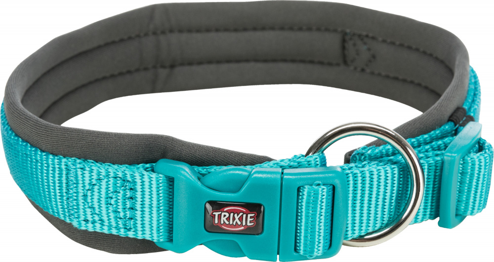 Miscota Trixie Collare in neoprene imbottito Premium Ocean Blue e Graphite