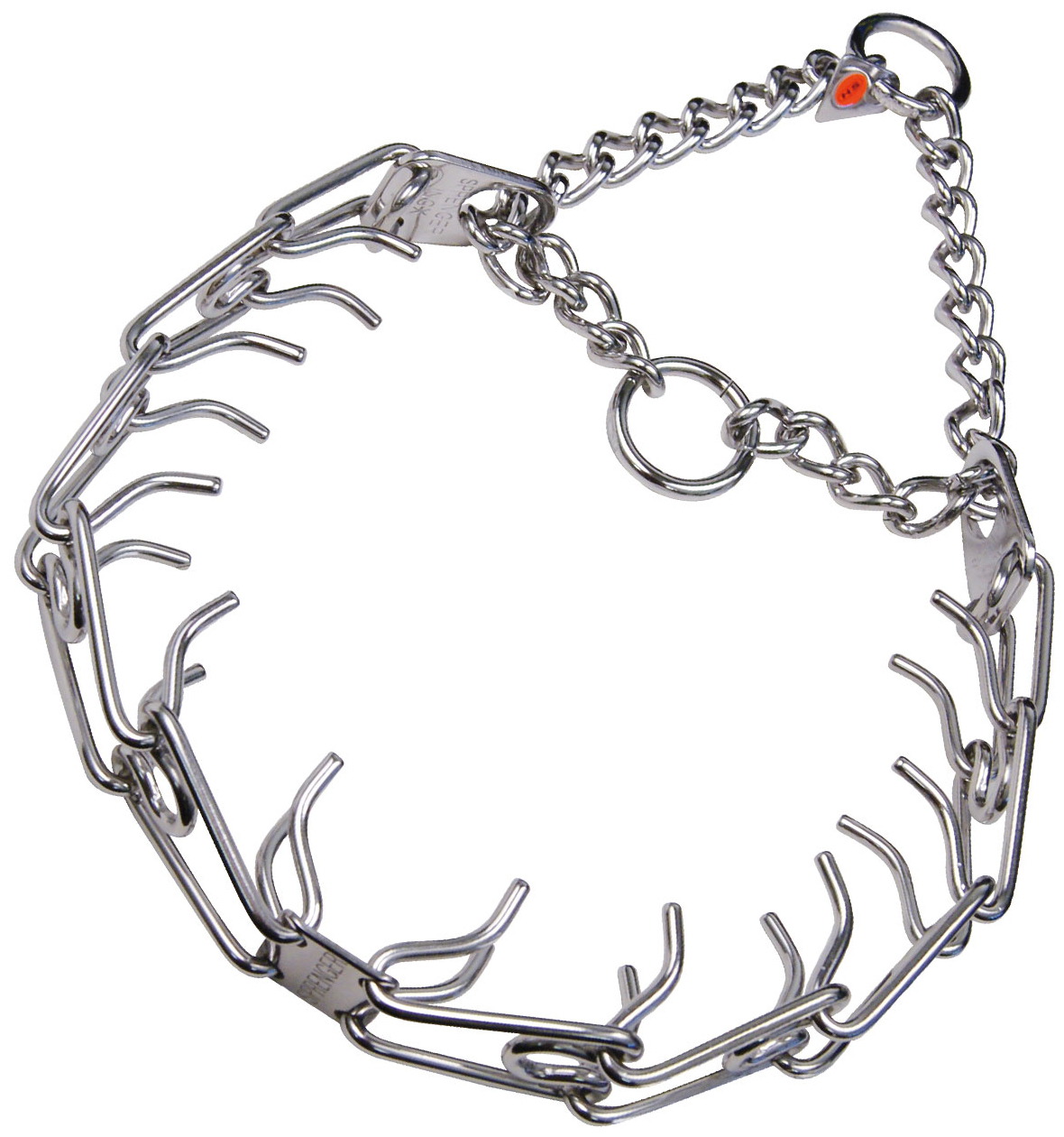 HS Sprenger Stainless Steel Spiked Training Collar with Stainless Steel