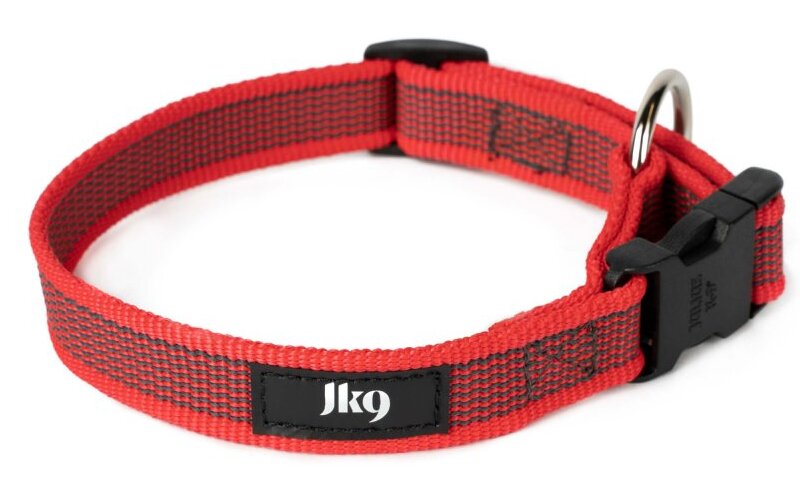 Miscota Julius K9 Collana di nylon con anello rosso