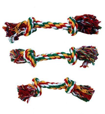 Longeur de corde multicolore pour chiens