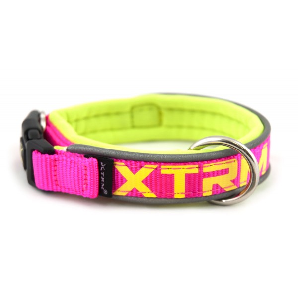 Miscota Nayeco Collare di nylon X-Trm Neon Flash Fucsia